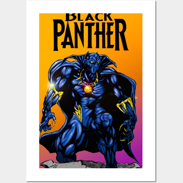 Black Panther Wall Art by Art Of Lunatik